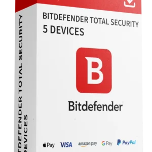Bitdefender Total Security – 5 Devices (1 Year License)